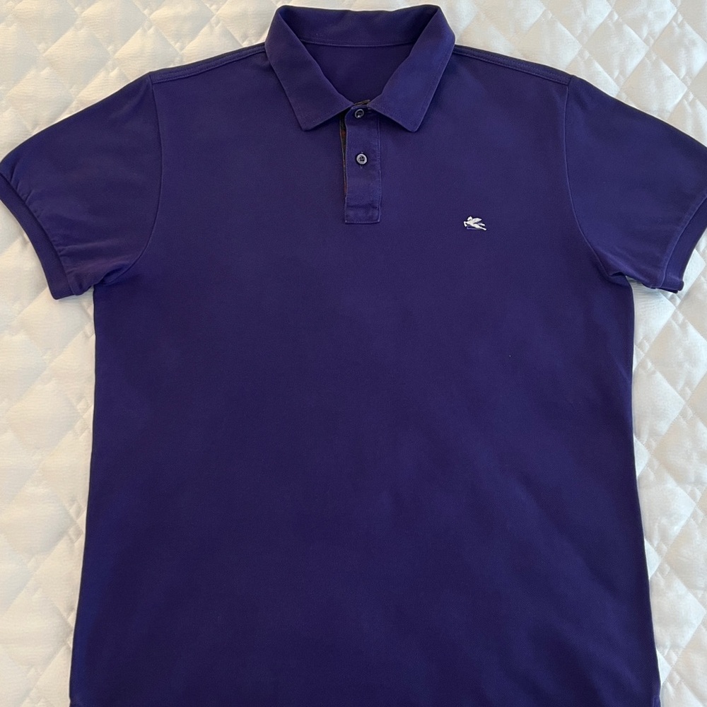 Etro Cotton knit polo